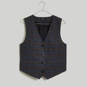 Madewell Wool-Blend Suiting Vest NWT